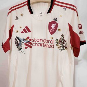 Custom Made with Embroidery Football Shirt Liverpool 2025-2026 Away Jersey