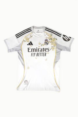 Custom Made with Embroidery Football Shirt Real Madrid 2025-2026 Home Jersey