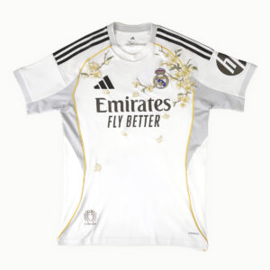 Custom Made with Embroidery Football Shirt Real Madrid 2025-2026 Home Jersey